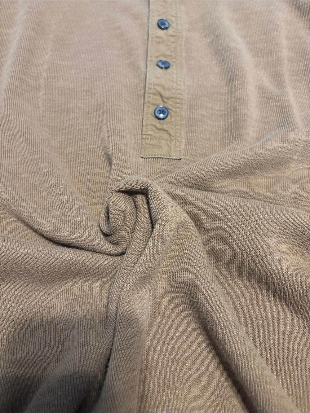 Henley long sleeve T-shirt